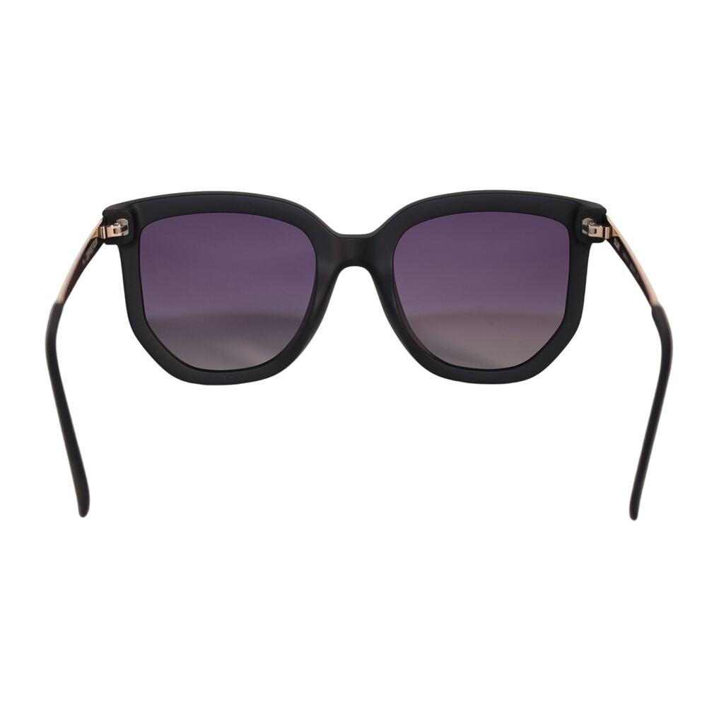 Quay Australia COFFEE RUN Polarized Round Womens Sunglasses - Black/Smoke - NWT - Picture 9 of 11
